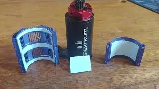 Thermal pad placement on HobbyPower heatsink for Arrma RC car