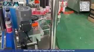 50ml Liquid Filling Capping Labeling Production Line