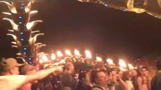 Fire Breathing Snake / Serpent Mother at the Coachella Music Festival 09