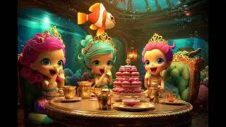 Mermaid Princesses Under The Sea Tea Party
