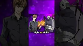 Light vs Obito | POJEDYNEK NAJLEPSZYCH POSTACI z ANIME #painmb #anime #polska  #animetiktok