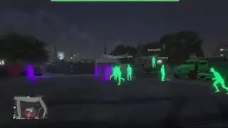 GTA 5 GREEN ALIEN GANG VS PURPLE ALIEN GANG