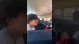 Goofy ahh laugh in the school bus
