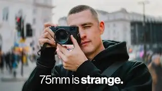 Уличная фотография с использованием объектива 75 мм — это сложно.