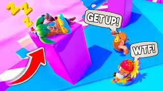 HIS BEAN FELL ASLEEP MIDGAME.. 🤣🤣 - Fall Guys WTF Moments #175 (Season 6)