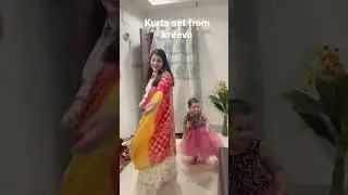 #kreeva #kurtaset #anarkali #onlineshopping #mommy #daughter #mommydaughter #youtubeshort #shorts ❤️