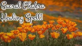 SACRAL CHAKRA HEALING SPELL! | 🧡🌿🌺 | Nature Magic for Powerful Emotional Release!