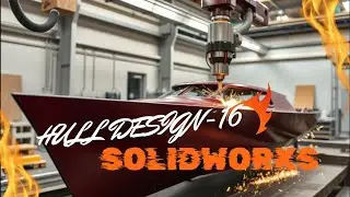 SolidWorks Shipyard hull part 16Tutorial:A Beginner's Guide#cadmodelling @Free_cad_tutorial #drawing