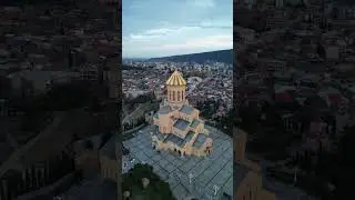 Beautiful church in Georgia. An amazing tourist attraction #europe #2024 #vacation #trending #travel