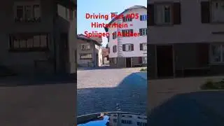 Driving Part #05 Hinterrhein - Spl&uuml;gen - Andeer #besterstern  #shorts