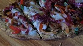 Палео пицца - тонкое тесто