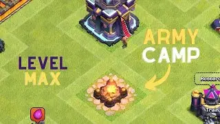 Army Camp | Upgrade Level 1 to Max | Clash of Clans | Clash Cuts