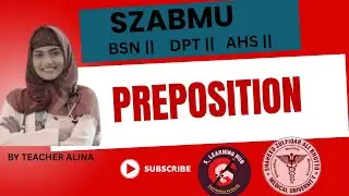 Preposition  || Szambu English || BSN || DPt || AHS  || SZAMBU English | Preposition 