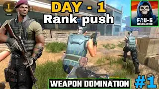 FAUG Rank Push Day 1 - Starting From the Bottom! | Patel Gamerz