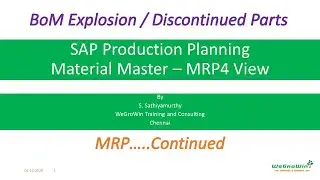 SAP PP | MRP4 View in Material Master &ndash; Parameters Explained with Clarity | 01-26