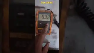 Lux Meter #leaning #electrical #tagline #tech #light #subscribe