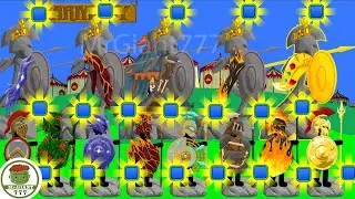 BEST BASE STATUE CONTROLS ARMY SPEARTON ALL SKIN VS FINAL BOSS | Stick War Legacy Mod | MrGiant777