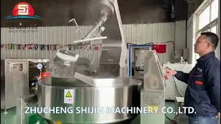 500L planetary hydraulic cooking mixer food cooking pot for chili sauce