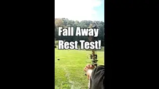 🏹Best Way to Check Clearance! Fall Away Rest Test!🎯#shorts #bowhunting #archery