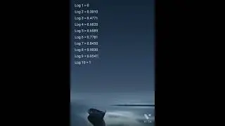 log 1 to 10 value