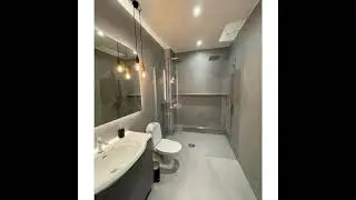 Before / After Microcement Bathroom
