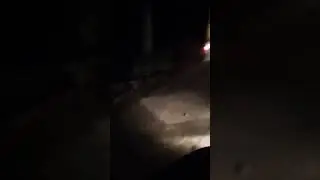 Witch caught on camera.. haunted village road feels extra spooky at night..a hair raising experience