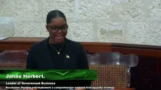 Barbados National Youth Parliament - Debate on Food Security - July 25th 2025