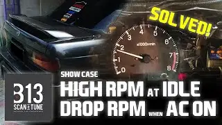 Nissan B13 - #HIGHRPM at IDLE #DROPRPM when AC ON - #SENTRA #TSURU #SUNNY #GENESIS #NISSAN331