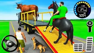 Farm Animal Truck Driving Simulator - Zoo Animal Transport Truck Game 3D - Android Gameplay #2