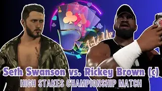 SCW Presents Ante Up! || High Stakes Title Match: Seth Swanson vs Rickey Brown(C) (5/25/24)