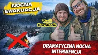 TEN BIWAK NIE MIAŁ PRAWA SIĘ WYDARZYĆ… ewakuacja do chatki i nocna interwencja | Radunia zimą
