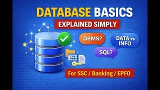 ## 🗄️ **DATABASE BASICS | DBMS Explained Simply for Exams & Beginners**