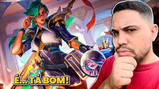 REACT: SKINS ACADEMIA DE BATALHA E AEGIS FRAME | LEAGUE OF LEGENDS | LOL | JUMARGEM