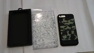 A Bathing Ape 1st Camo iphone 7 plus Case Pickup/unboxing