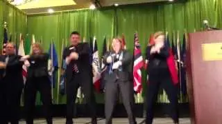 2013 US Jaycees appointed staff payoff and dance to gangnam style at the US Jaycees Natl. Convention