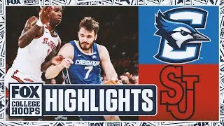 No. 24 Creighton Bluejays vs. No. 9 St. John’s Red Storm Highlights | FOX College Hoops