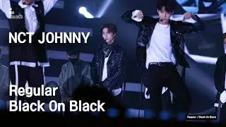 181225 Regular + Black On Black NCT JOHNNY focus fancam 쟈니 직캠 @ 가요대전
