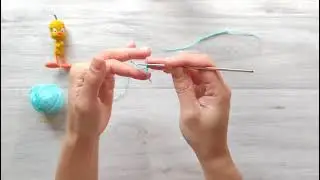 1. Воздушная петля. Цепочка из воздушных петель. Начало. Конец/ Air loop. Chain of air loops.