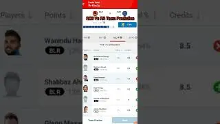 RCB Vs RR DREAM 11 BEST TEAM PREDICTION।। Dream 11 Team Prediction। Rank1,My11Circle Team Prediction