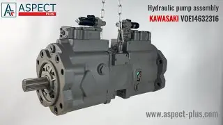 Hydraulic Pump assembly Kawasaki VOE14632316 SKS #video #kawasaki