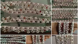 एक मात्र डिजाइन में चांदी में फैंसी पायल नवीनतम डिजाइन में करवाना है तो संपर्क करें