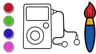 Color Walkman Drawing | Easy Coloring for Kids | Color With Musa