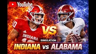 Indiana vs Alabama | NCAA Football 26 Simulation | 4K 60FPS