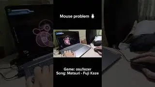 Mouse problem 🐧; Game: osu!lazer; Song: Matsuri - Fuji Kaze #shorts #osu #gaming #osulazer