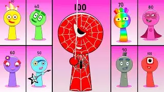 Sprunki Oc Numberblocks 100 Phase 4  | Compilation Incredibox #sprunki #numberblock