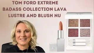 Brand New TOM FORD Badass Extreme Eye Quad in Lava Lustre/Badass Extreme Lipstick in Blush Nu