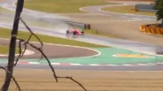 F1 2016 - Sebastian Vettel testing Pirelli's new 2017 WET tyres (01.08.16)