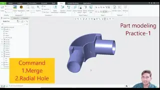 Part Modeling Practice-1  PTC CREO |by Perfect Cad Service