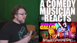 A Comedy Musician Reacts | ROGUE'S GALLERY Animal Crossing song by The Stupendium [REACTION]