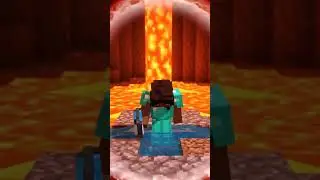 Floor Is Lava #Shorts #Minecraft #Challenge #Survival #Funny #Kids #FamilyFriendly #Gaming #Blocks